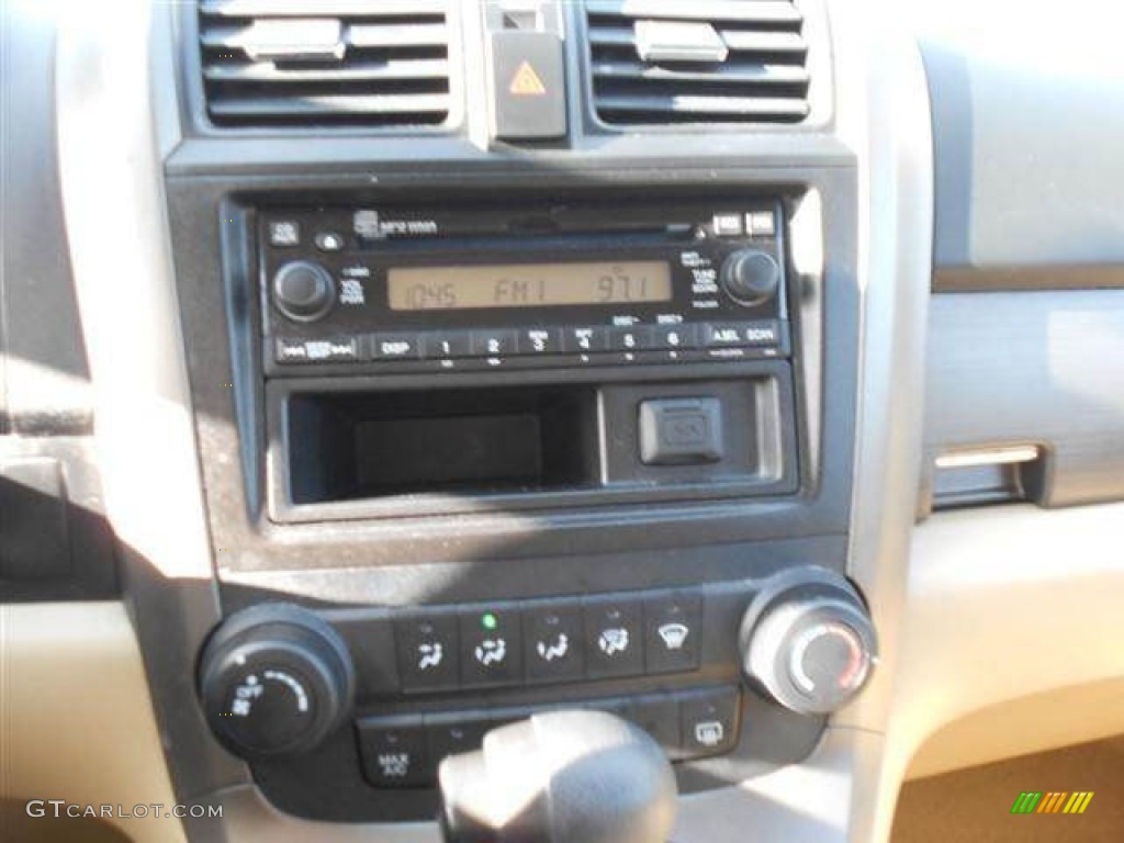 2009 CR-V LX 4WD - Crystal Black Pearl / Ivory photo #12
