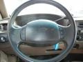 Medium Prairie Tan 1997 Ford F150 XLT Extended Cab Steering Wheel