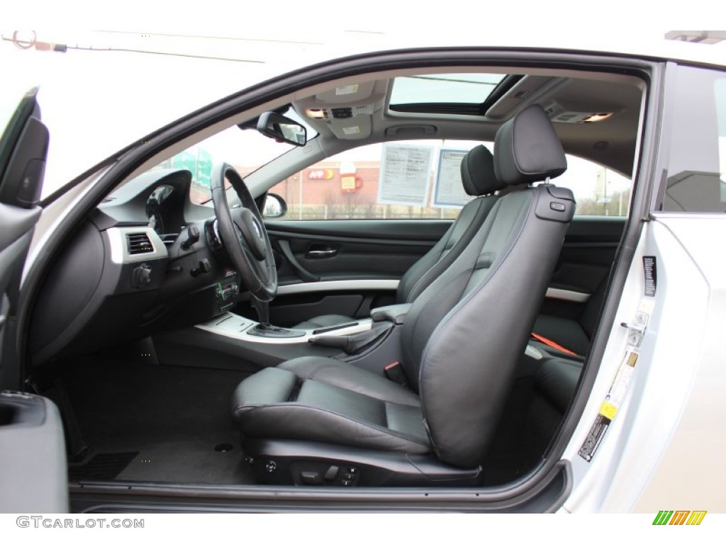 Black Interior 2007 BMW 3 Series 335i Coupe Photo #62536482