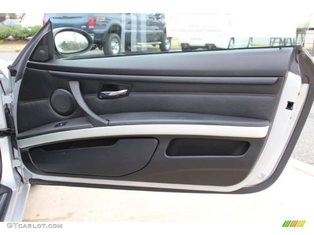 2007 BMW 3 Series 335i Coupe Black Door Panel Photo #62536540