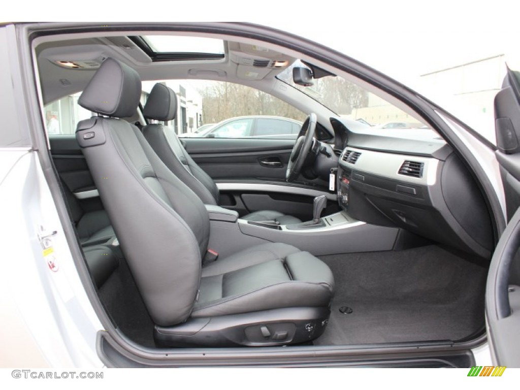 Black Interior 2007 BMW 3 Series 335i Coupe Photo #62536558