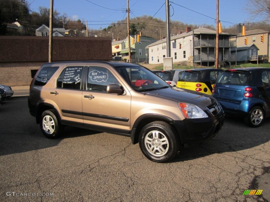 2002 CR-V EX 4WD - Mojave Mist Metallic / Saddle photo #1