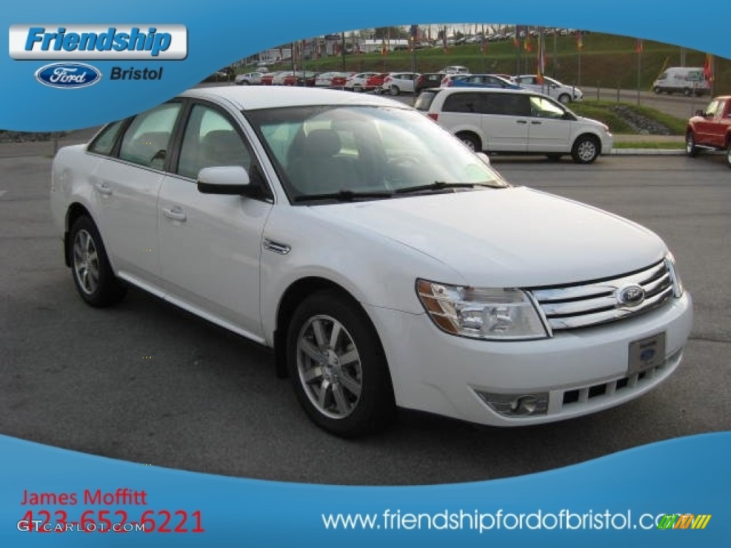 2008 Taurus SEL - Oxford White / Medium Light Stone photo #4
