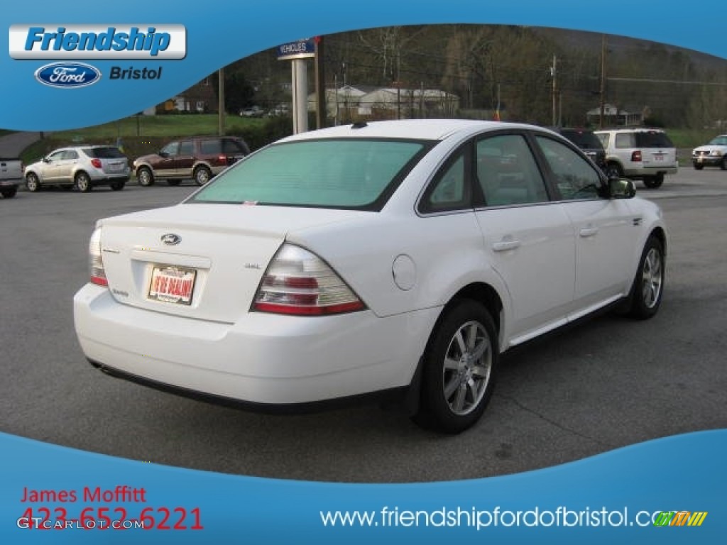 2008 Taurus SEL - Oxford White / Medium Light Stone photo #6