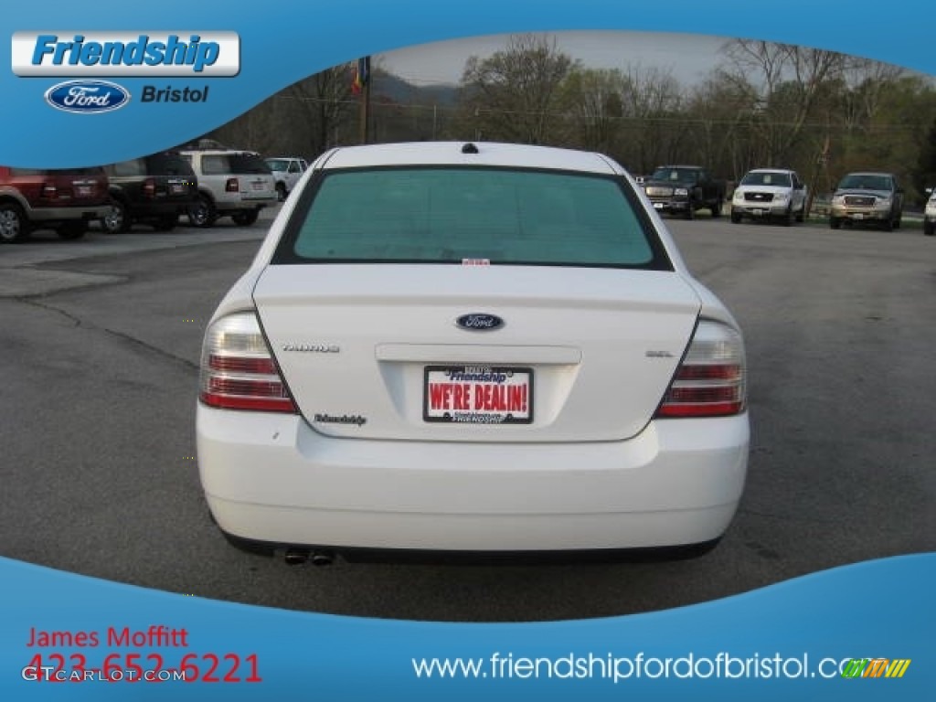 2008 Taurus SEL - Oxford White / Medium Light Stone photo #7