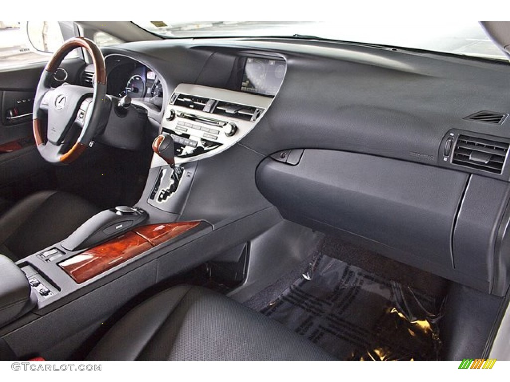 2011 Lexus RX 450h Hybrid Black Dashboard Photo #62538185