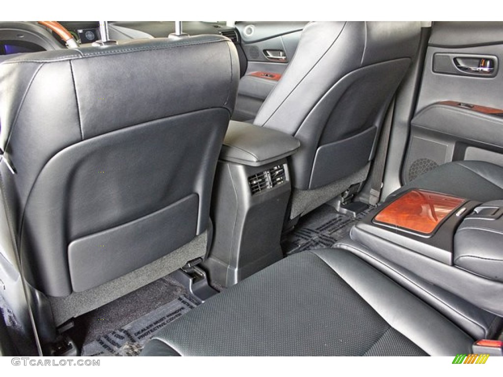 Black Interior 2011 Lexus RX 450h Hybrid Photo #62538217