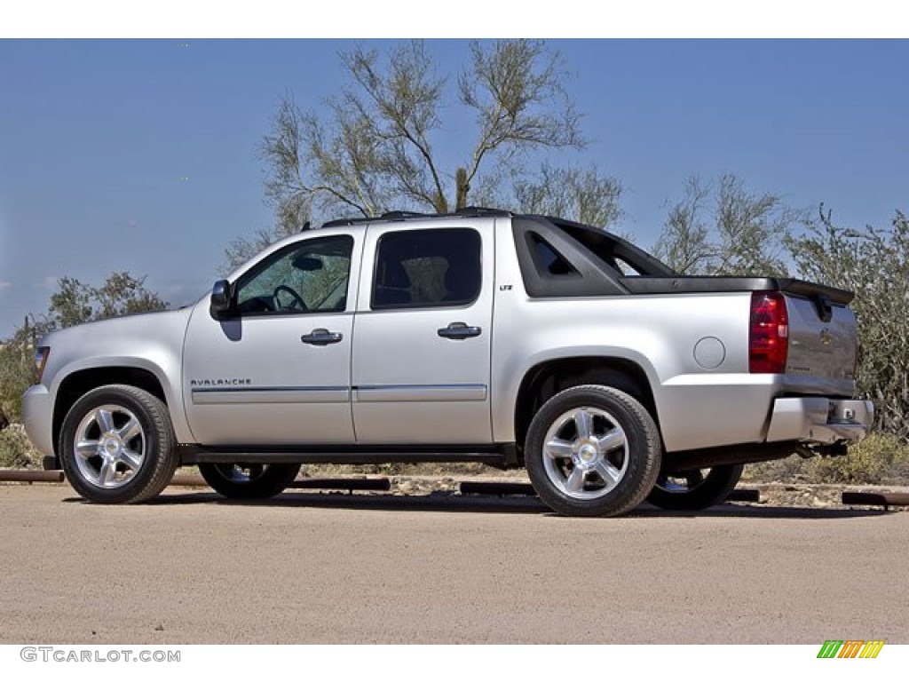 Sheer Silver Metallic 2010 Chevrolet Avalanche LTZ 4x4 Exterior Photo #62539049