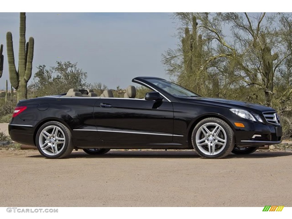 Black 2011 Mercedes-Benz E 350 Cabriolet Exterior Photo #62539981