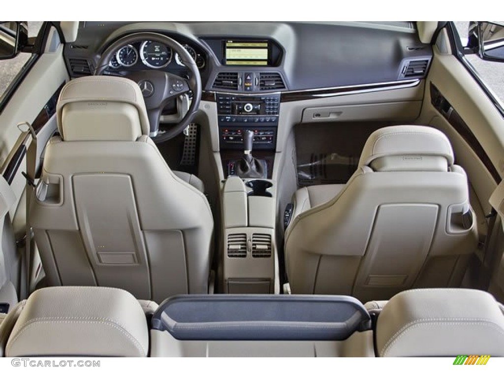 Black Interior 2011 Mercedes-Benz E 350 Cabriolet Photo #62540122