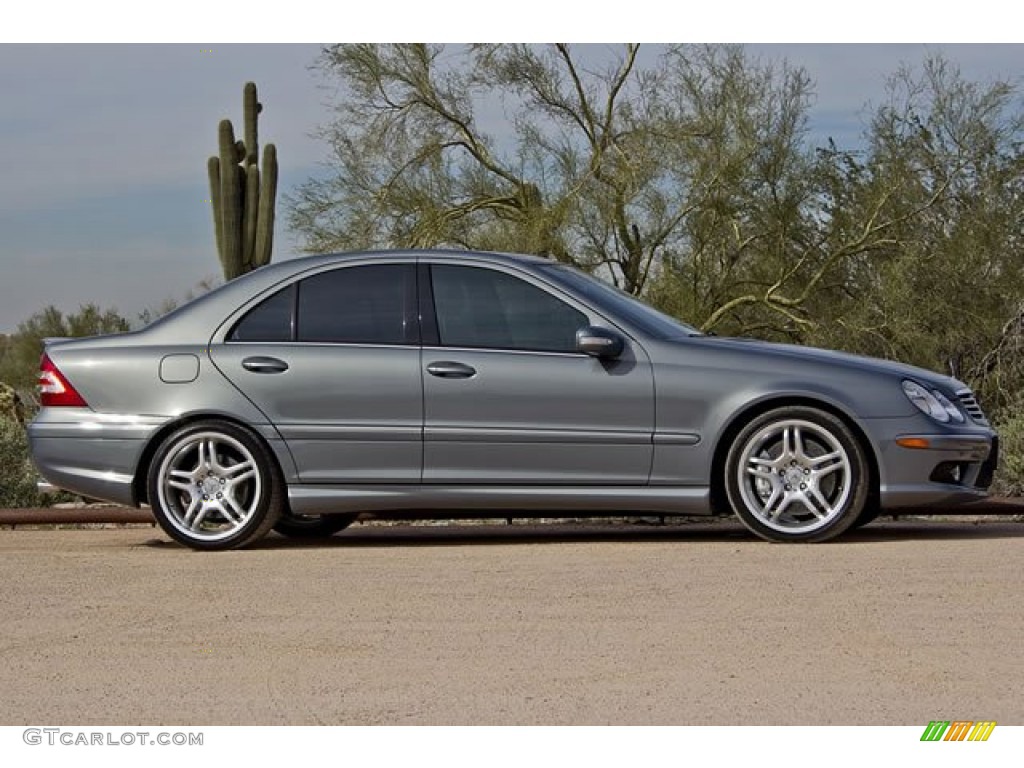 Steel Grey Metallic 2005 Mercedes-Benz C 55 AMG Sedan Exterior Photo #62540212