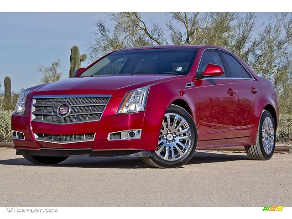 Crystal Red Tintcoat 2011 Cadillac CTS 3.0 Sedan Exterior Photo #62540296
