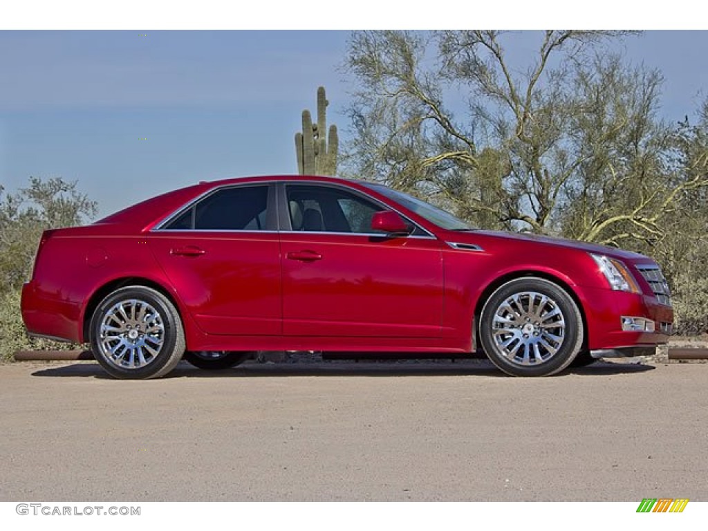 Crystal Red Tintcoat 2011 Cadillac CTS 3.0 Sedan Exterior Photo #62540341