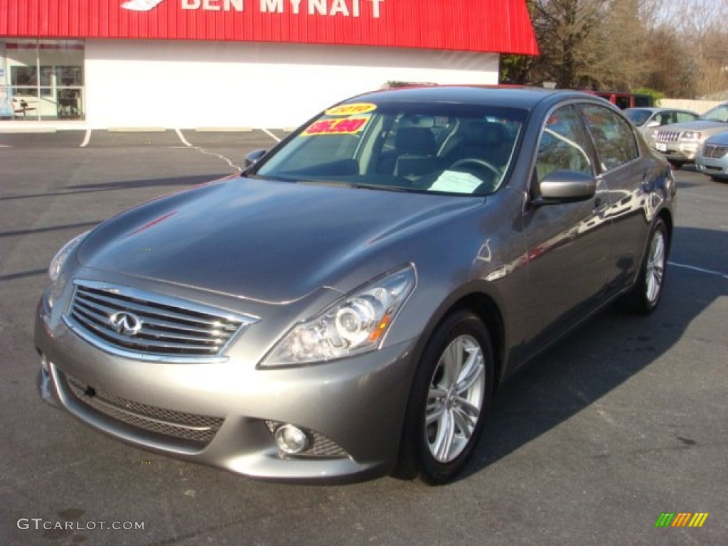 2010 G 37 Sedan - Graphite Shadow / Graphite photo #1