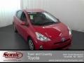 Absolutely Red - Prius c Hybrid One Photo No. 1