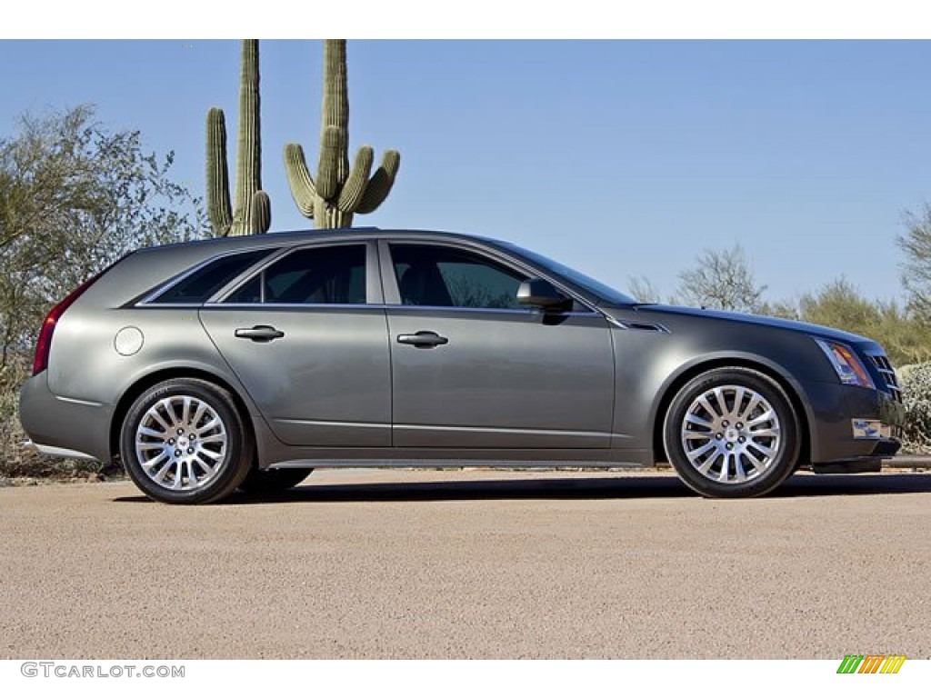 Thunder Gray ChromaFlair 2011 Cadillac CTS 4 3.6 AWD Sport Wagon Exterior Photo #62540579