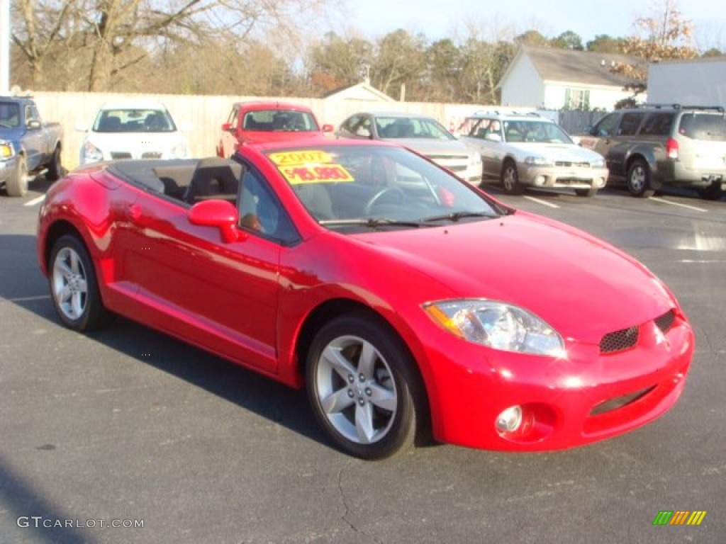 2007 Eclipse Spyder GS - Pure Red / Dark Charcoal photo #5