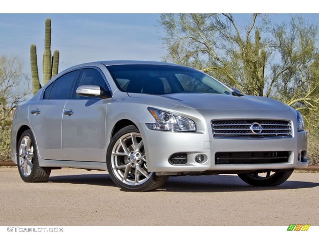 Radiant Silver 2010 Nissan Maxima 3.5 SV Sport Exterior Photo #62540850