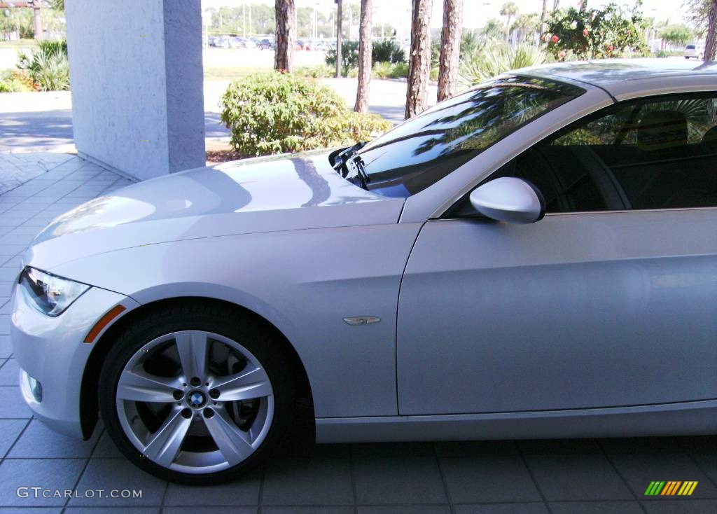 2007 3 Series 335i Convertible - Titanium Silver Metallic / Saddle Brown/Black photo #28