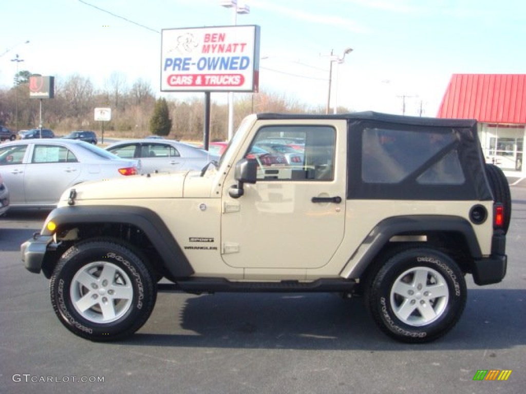 2011 Wrangler Sport S 4x4 - Sahara Tan / Black photo #2