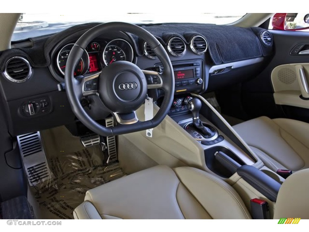 Luxor Beige Interior 2008 Audi TT 2.0T Coupe Photo #62541433