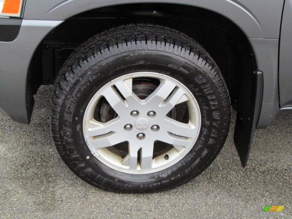 2004 Endeavor LS AWD - Titanium Gray Pearl / Charcoal Gray photo #3