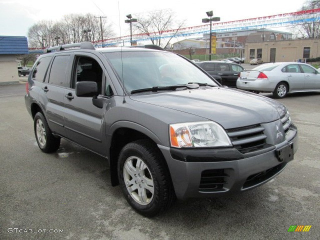 2004 Endeavor LS AWD - Titanium Gray Pearl / Charcoal Gray photo #5