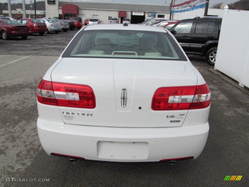 2008 MKZ AWD Sedan - White Suede / Sand photo #8