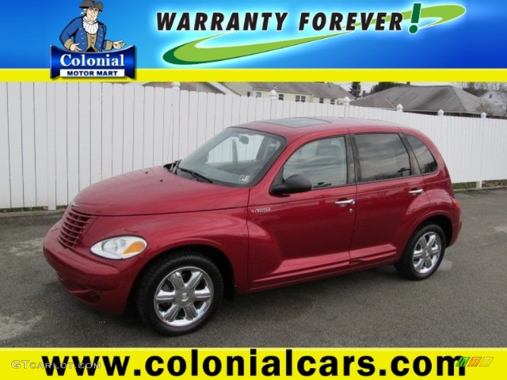 2004 PT Cruiser Limited - Inferno Red Pearlcoat / Taupe/Pearl Beige photo #1