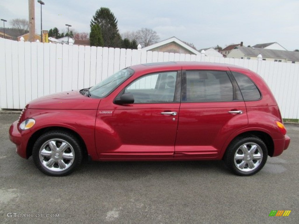 2004 PT Cruiser Limited - Inferno Red Pearlcoat / Taupe/Pearl Beige photo #2