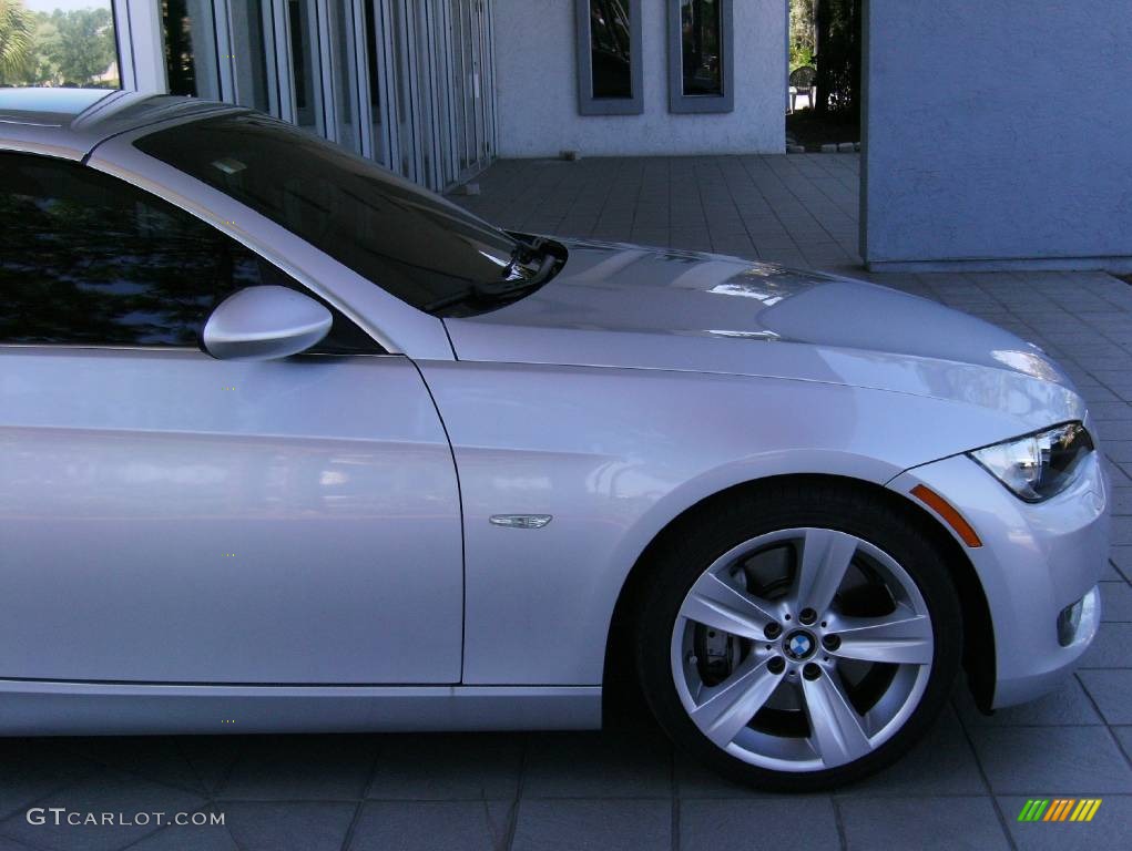 2007 3 Series 335i Convertible - Titanium Silver Metallic / Saddle Brown/Black photo #31