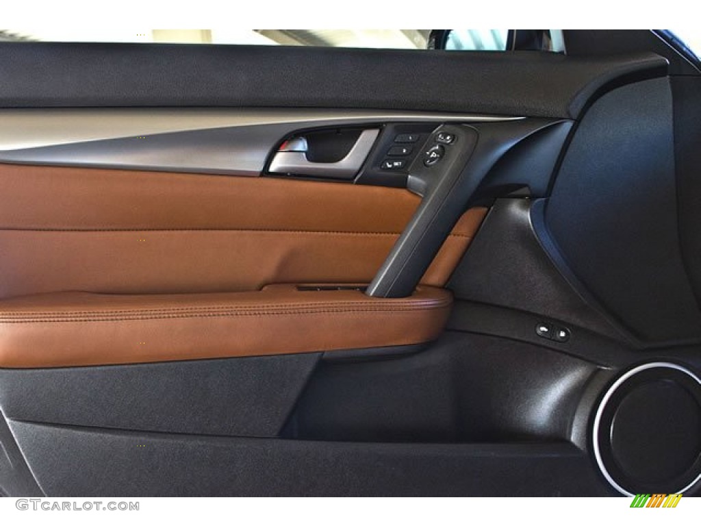 2010 Acura TL 3.7 SH-AWD Technology Umber Brown Door Panel Photo #62542789
