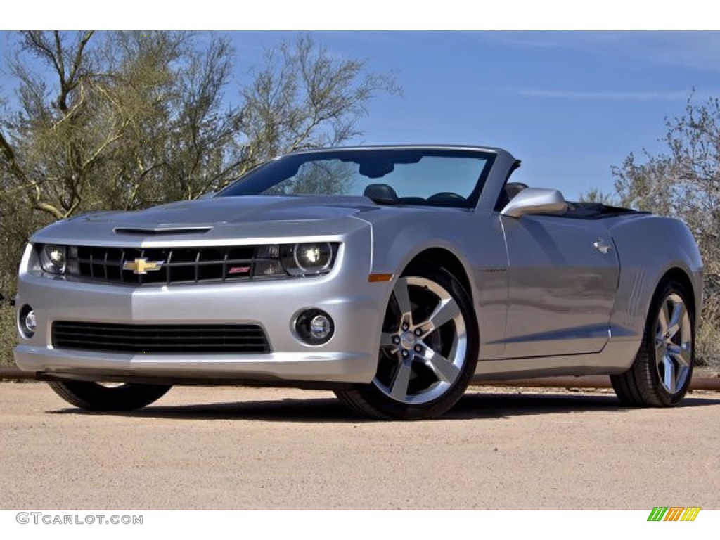 Silver Ice Metallic 2011 Chevrolet Camaro SS/RS Convertible Exterior Photo #62543329