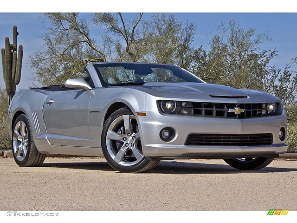 Silver Ice Metallic 2011 Chevrolet Camaro SS/RS Convertible Exterior Photo #62543365