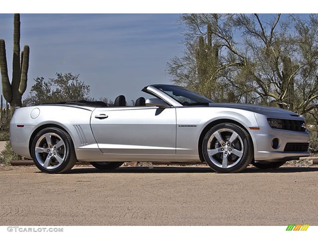 Silver Ice Metallic 2011 Chevrolet Camaro SS/RS Convertible Exterior Photo #62543386