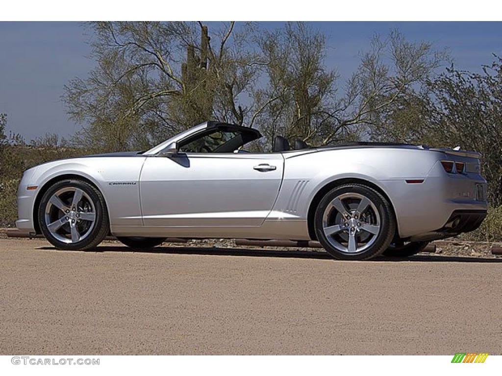 Silver Ice Metallic 2011 Chevrolet Camaro SS/RS Convertible Exterior Photo #62543467