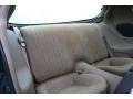 1995 Pontiac Firebird Medium Beige Interior Rear Seat Photo