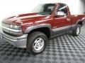 2001 Dark Carmine Red Metallic Chevrolet Silverado 1500 LS Regular Cab 4x4  photo #2