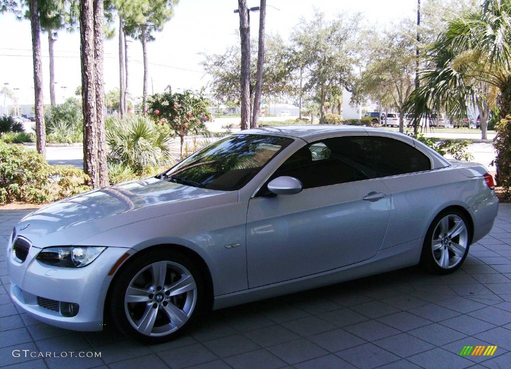 2007 3 Series 335i Convertible - Titanium Silver Metallic / Saddle Brown/Black photo #34