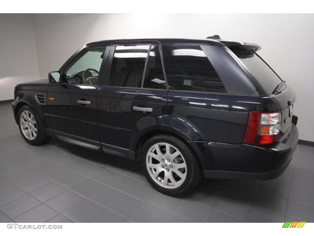 2007 Range Rover Sport HSE - Buckingham Blue Metallic / Ebony Black photo #5