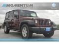 2009 Red Rock Crystal Pearl Jeep Wrangler Unlimited X  photo #1