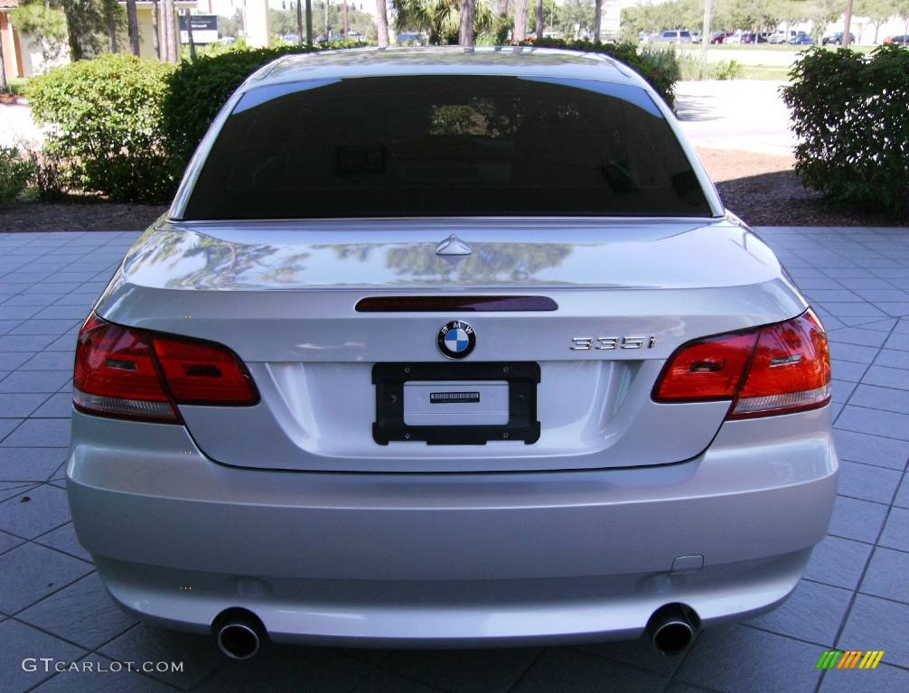 2007 3 Series 335i Convertible - Titanium Silver Metallic / Saddle Brown/Black photo #36