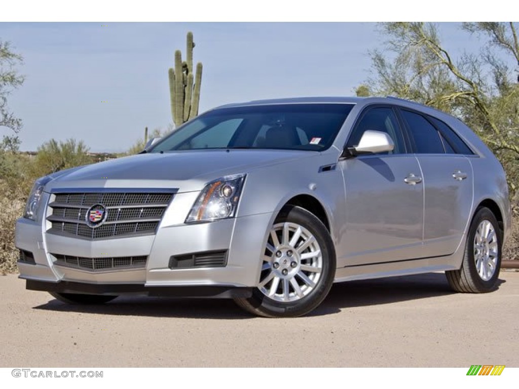 Radiant Silver Metallic 2011 Cadillac CTS 3.0 Sport Wagon Exterior Photo #62545186