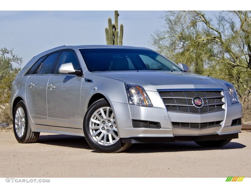 Radiant Silver Metallic 2011 Cadillac CTS 3.0 Sport Wagon Exterior Photo #62545225