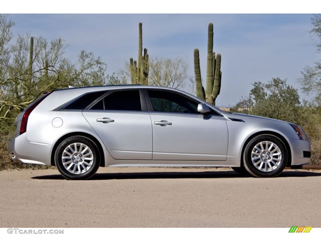 Radiant Silver Metallic 2011 Cadillac CTS 3.0 Sport Wagon Exterior Photo #62545235