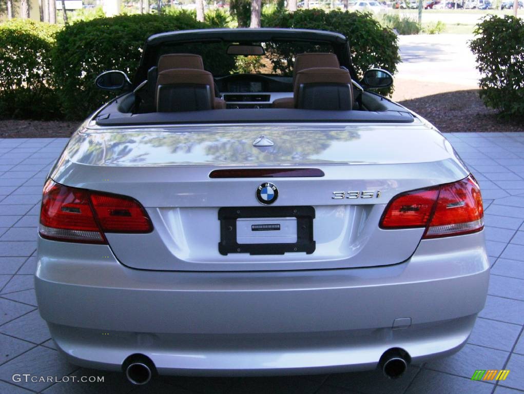 2007 3 Series 335i Convertible - Titanium Silver Metallic / Saddle Brown/Black photo #37