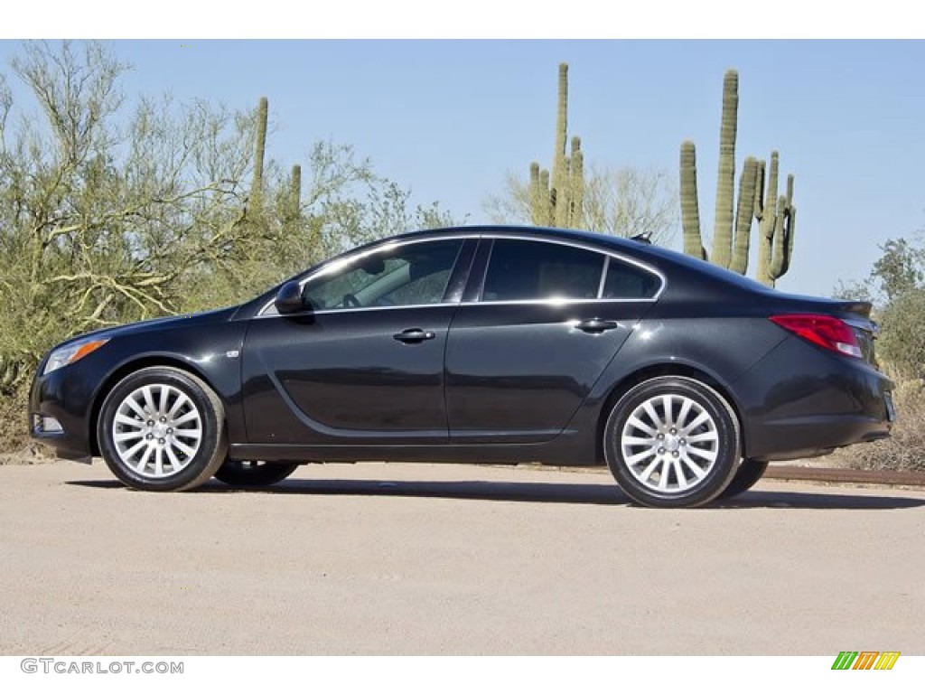 Carbon Black Metallic 2011 Buick Regal CXL Exterior Photo #62546026