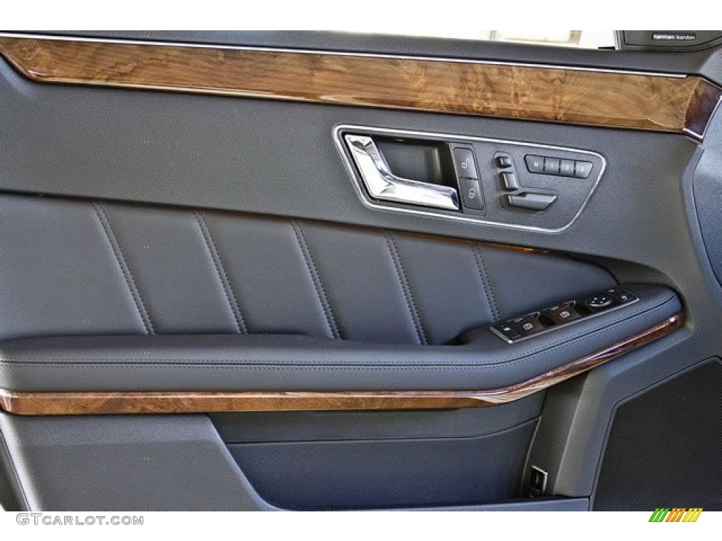 2011 Mercedes-Benz E 350 Sedan Black Door Panel Photo #62546263