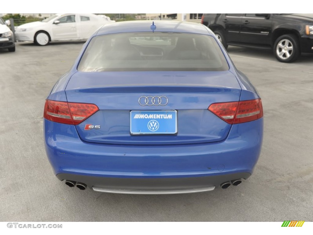 2010 S5 4.2 FSI quattro Coupe - Sprint Blue Pearl Effect / Black Silk Nappa Leather photo #4
