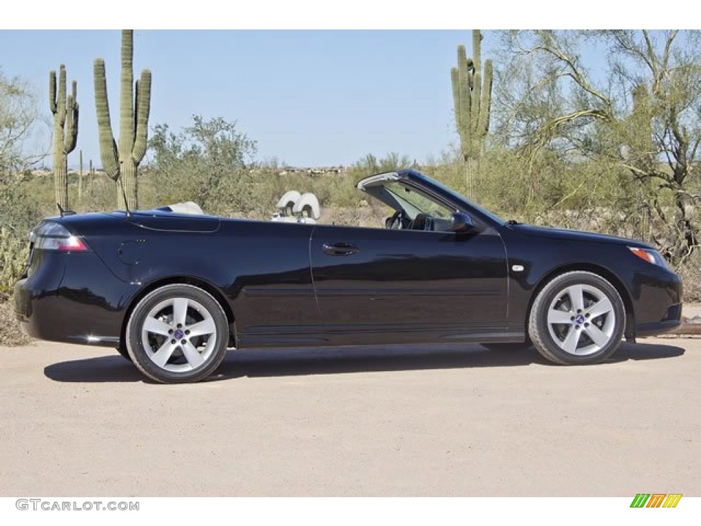 Black 2008 Saab 9-3 2.0T Convertible Exterior Photo #62546689